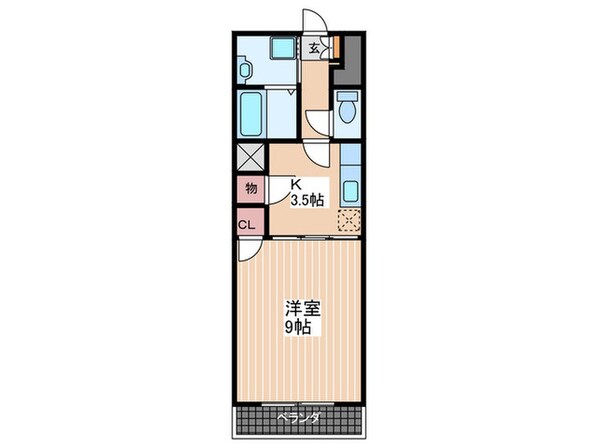 クロスデータビル７３の物件間取画像